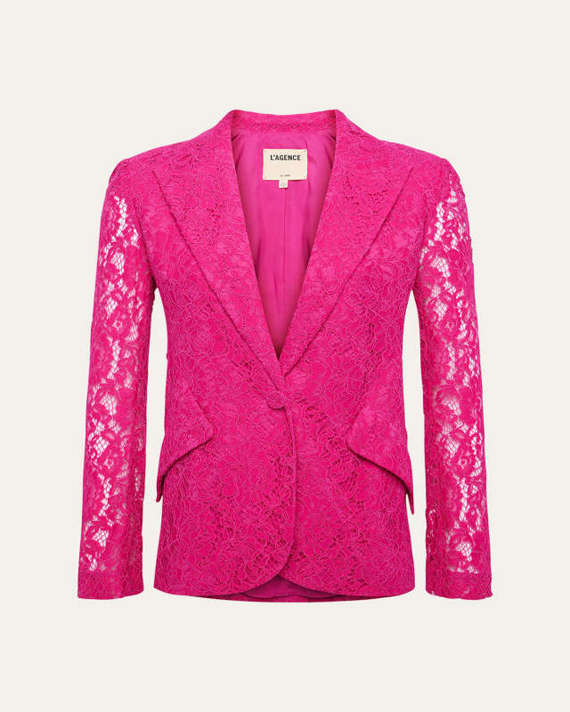 Chamberlain Floral Lace Blazer